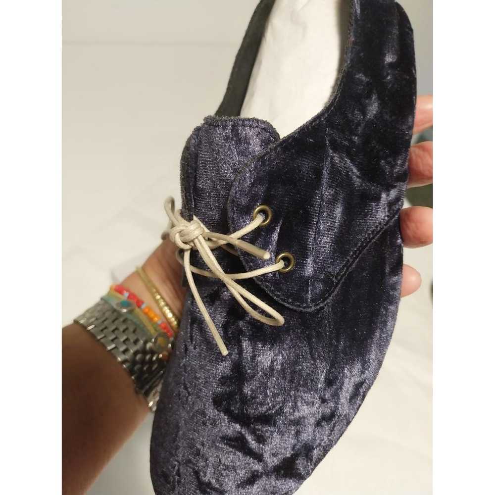 Anniel Velvet ballet flats - image 2