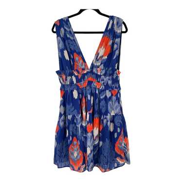 Banjanan dress Victoria Ikat Print sleeveless blu… - image 1