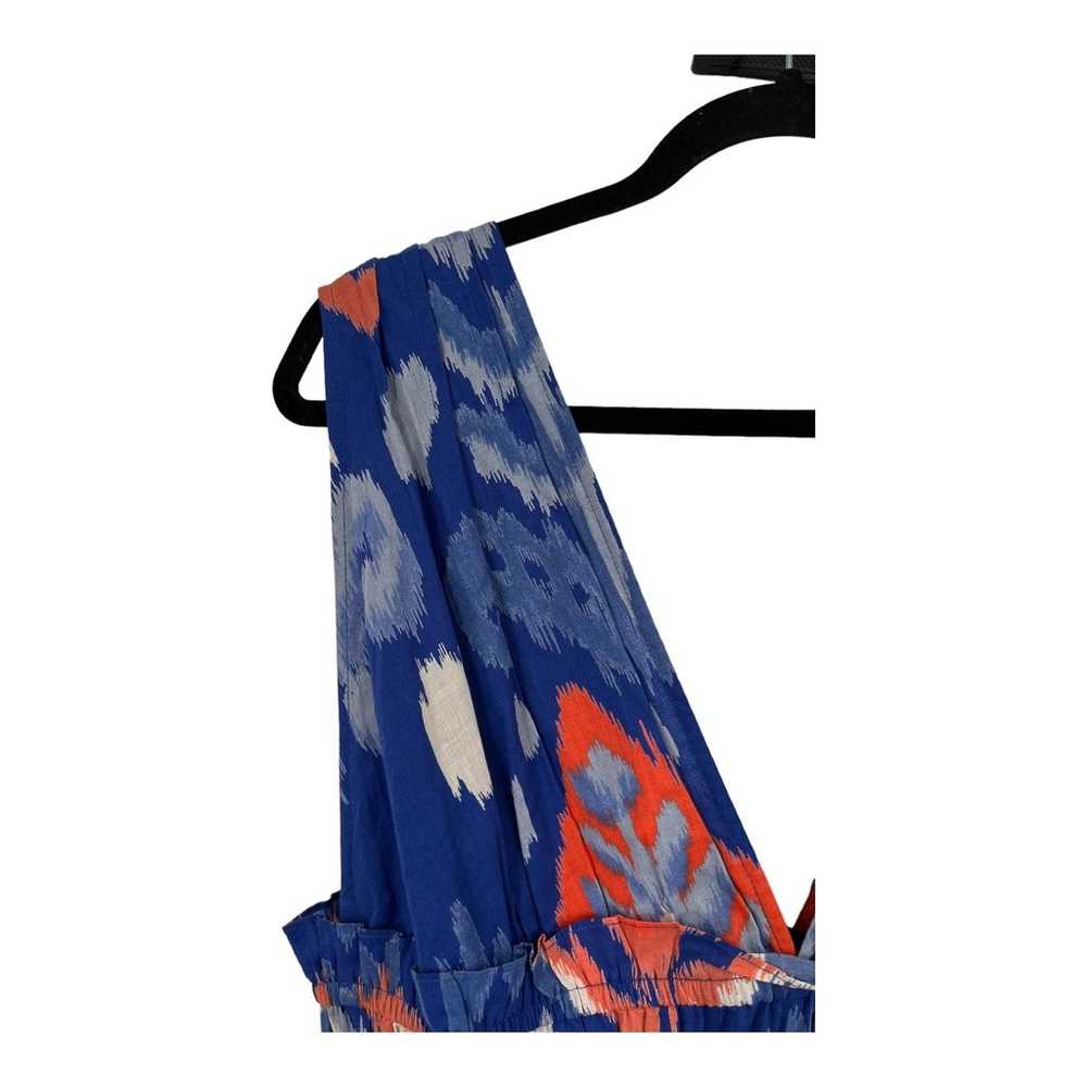 Banjanan dress Victoria Ikat Print sleeveless blu… - image 4