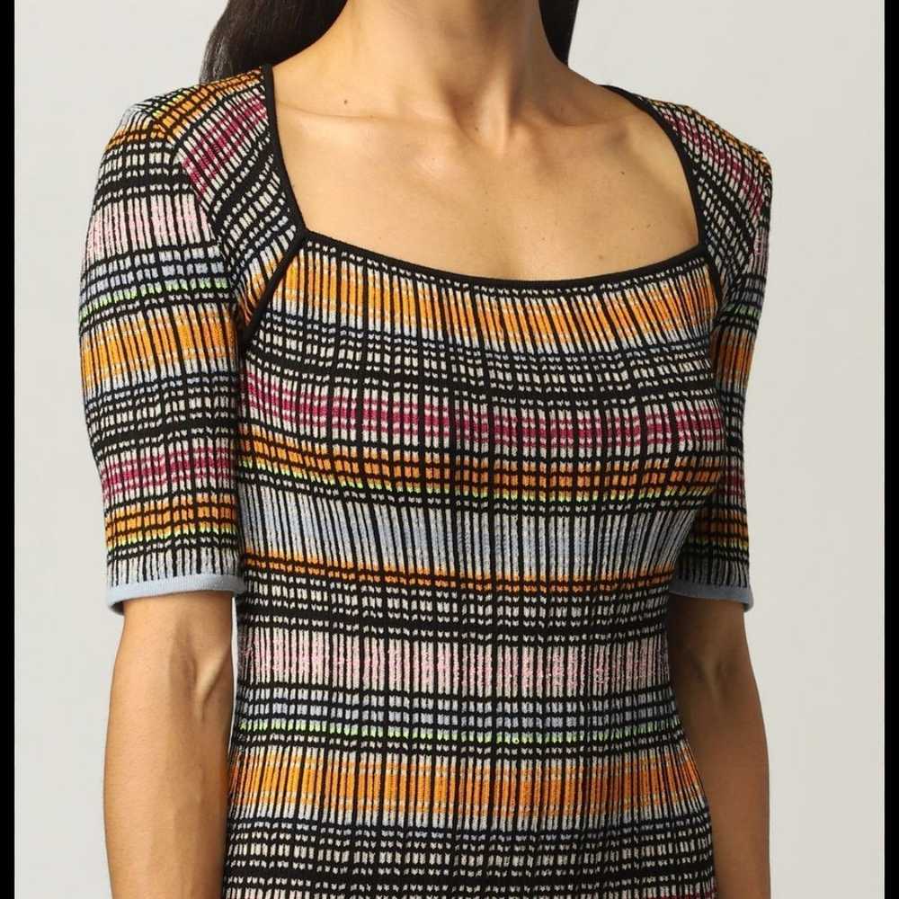 EUC | M Missoni Multi-Color Knit Sheath Dress | W… - image 2