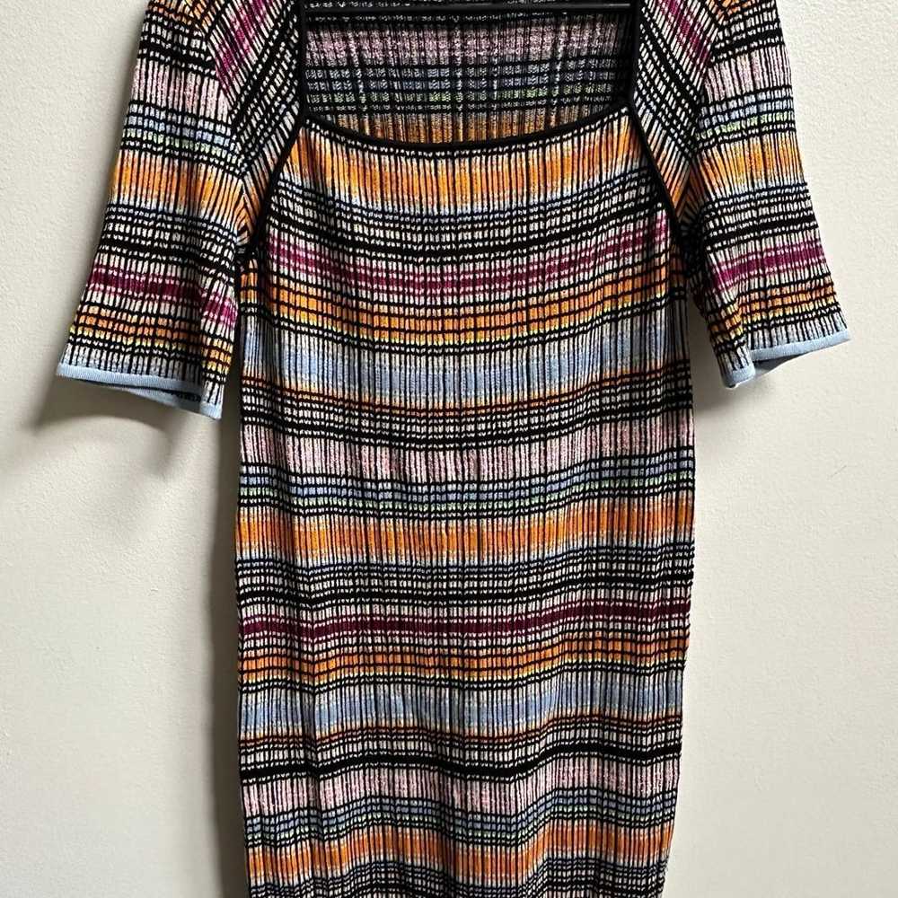 EUC | M Missoni Multi-Color Knit Sheath Dress | W… - image 3