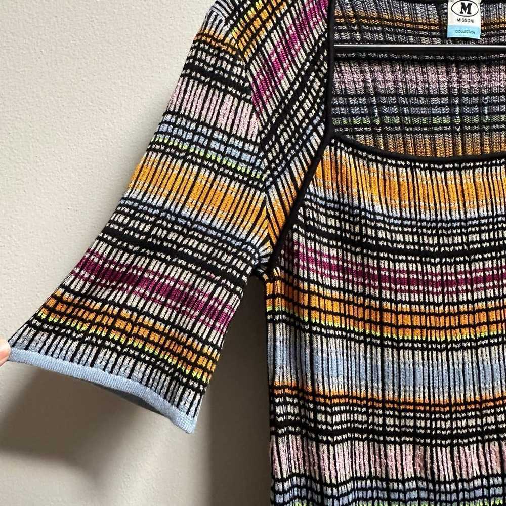 EUC | M Missoni Multi-Color Knit Sheath Dress | W… - image 5