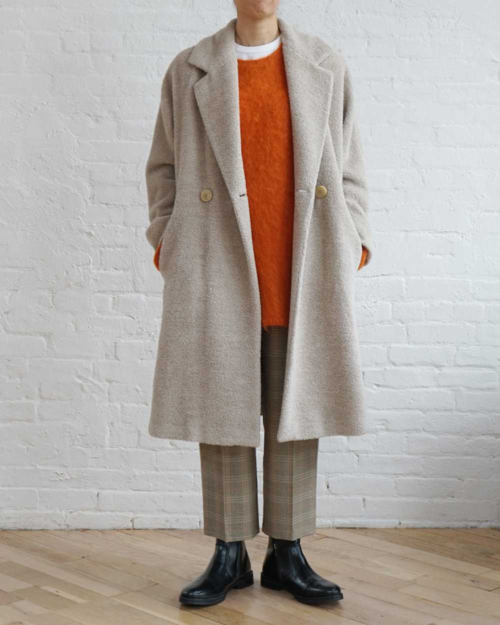 Alpaca Blended Wool Coat - image 1