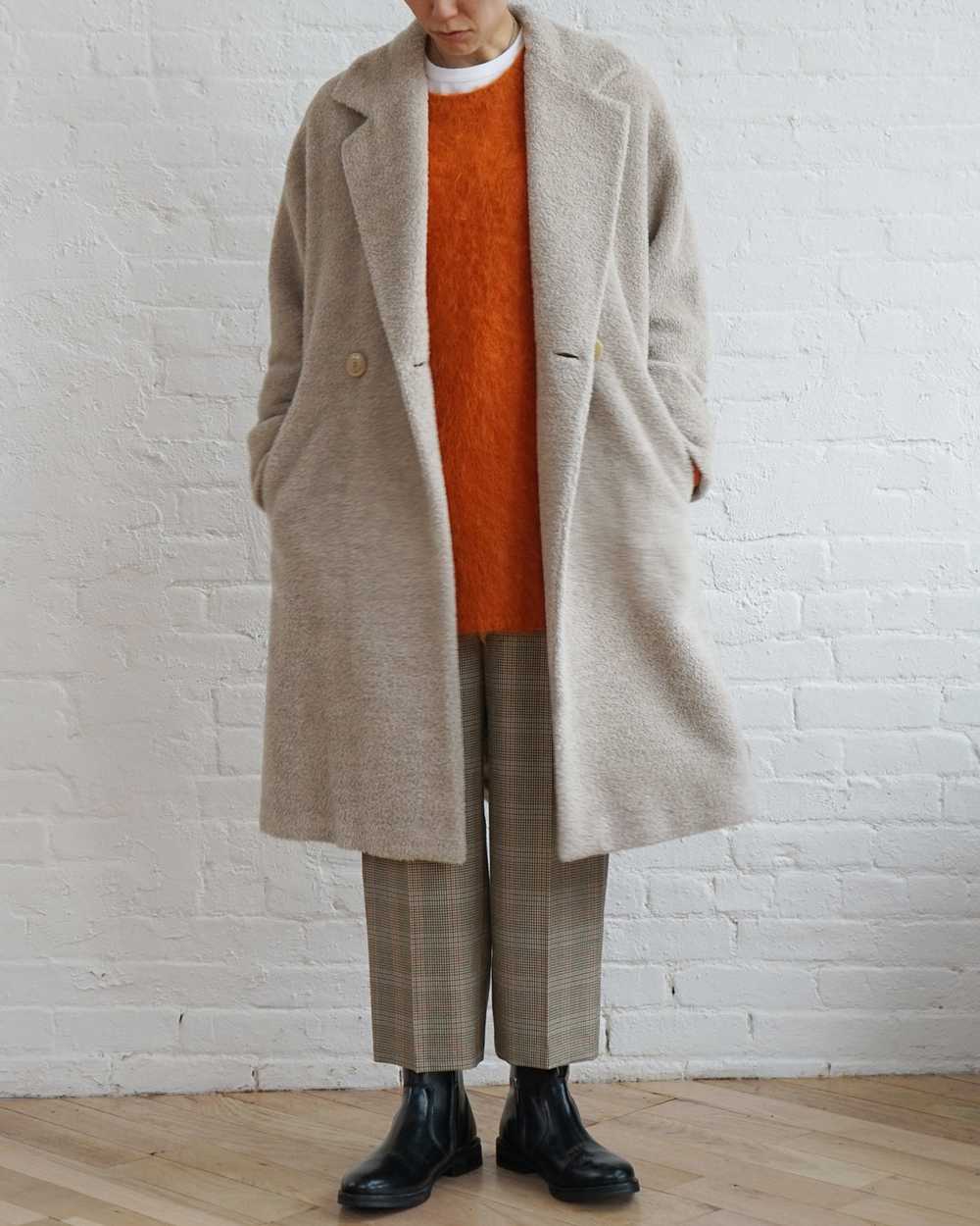 Alpaca Blended Wool Coat - image 4