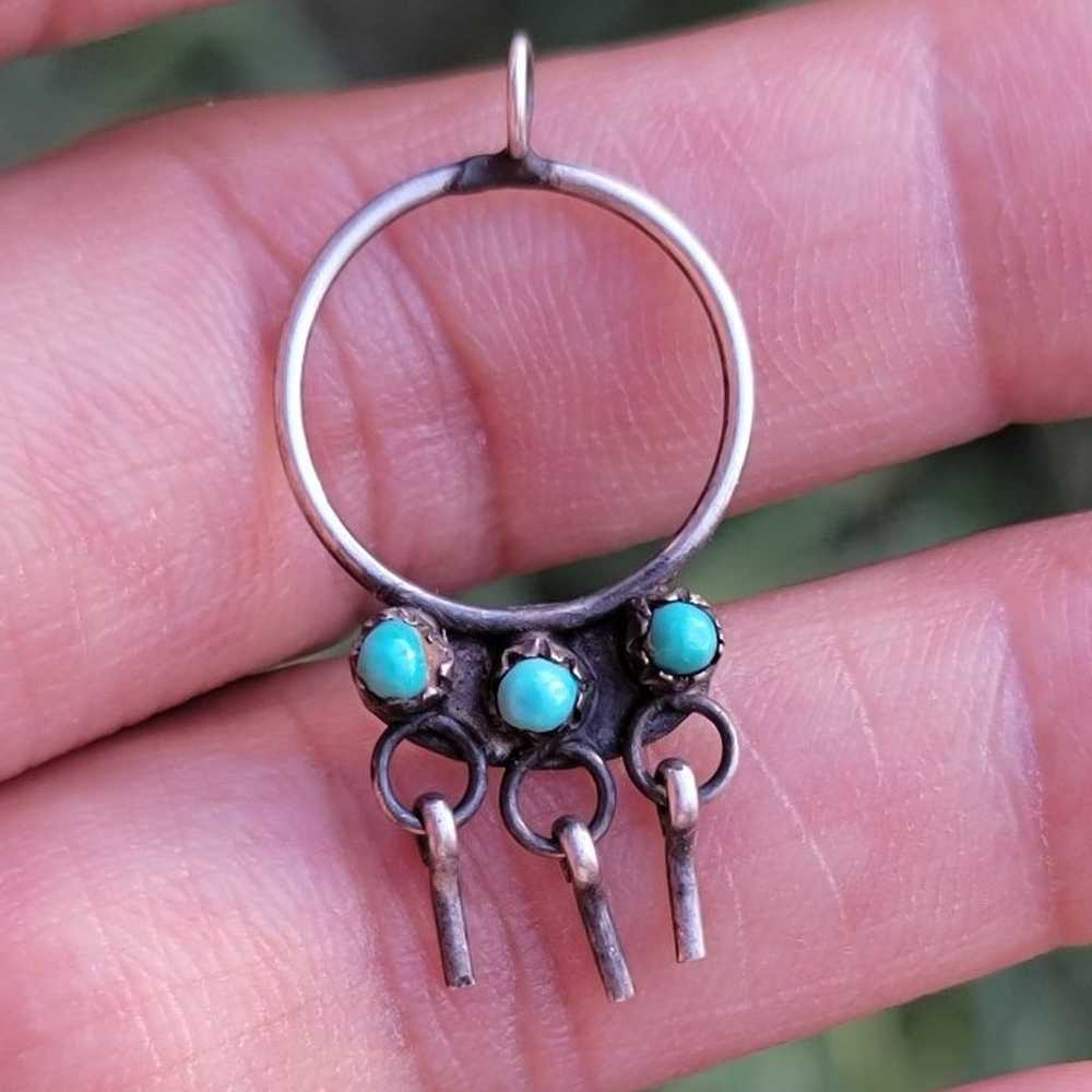 Vintage Native American Zuni handmade snake eyes … - image 12