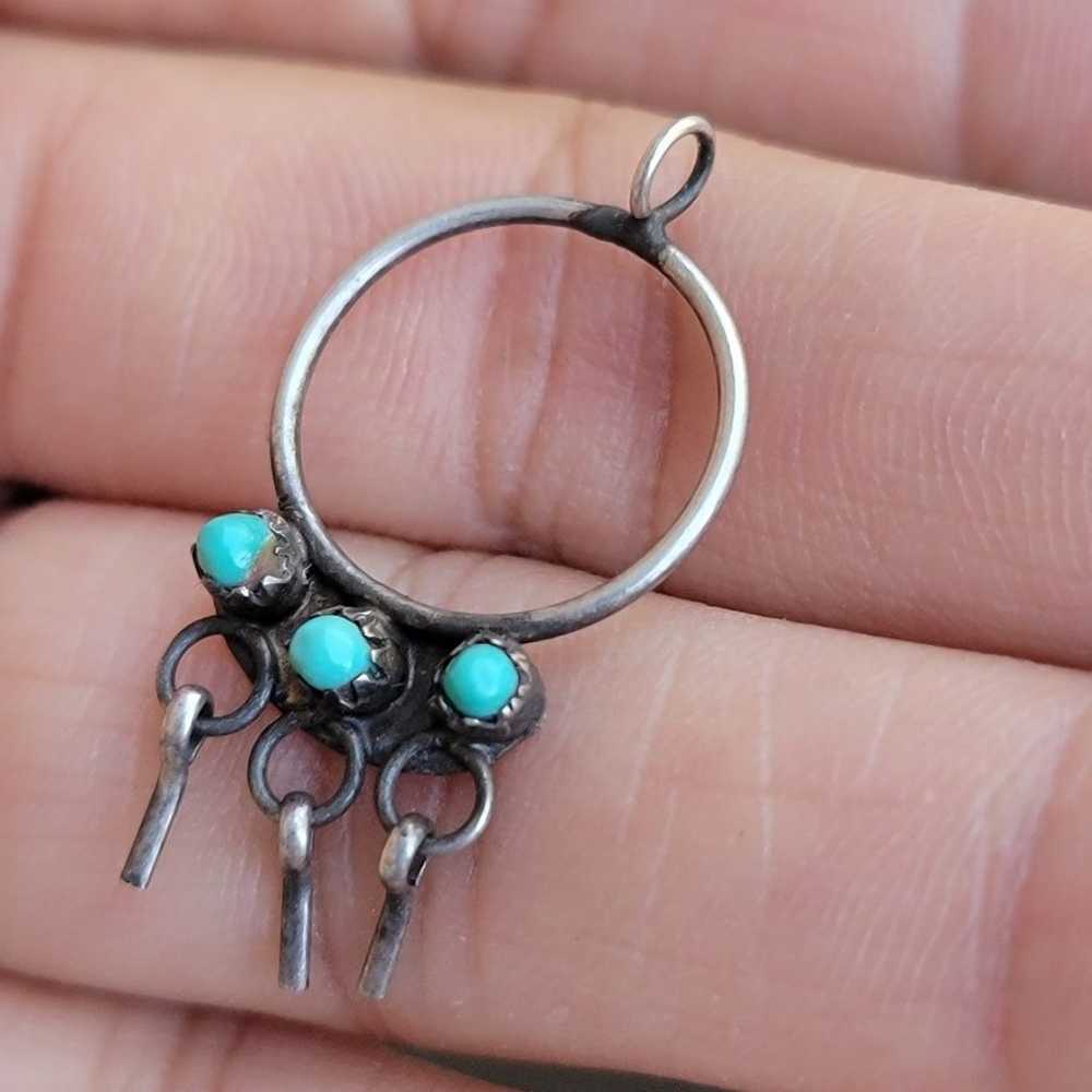 Vintage Native American Zuni handmade snake eyes … - image 4