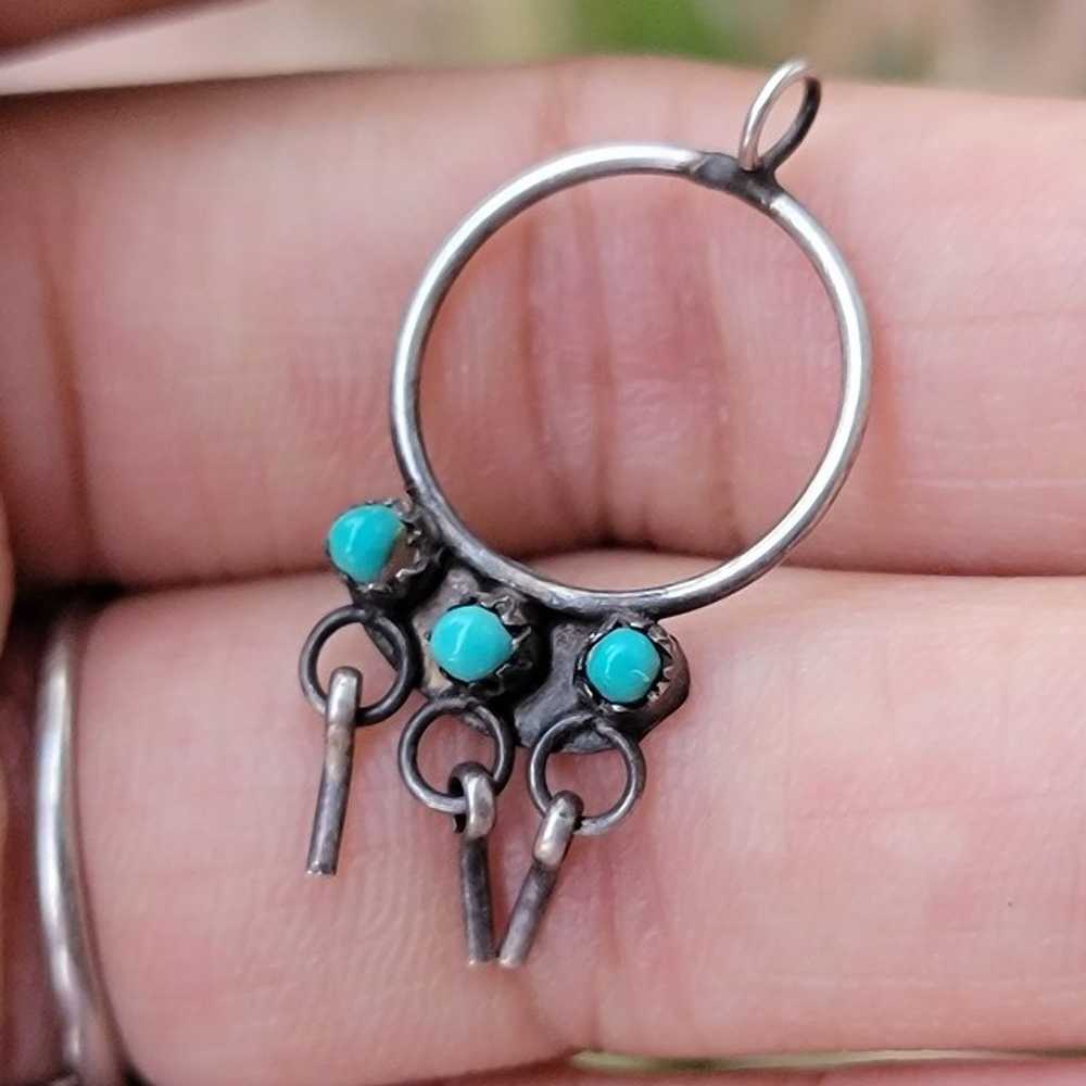 Vintage Native American Zuni handmade snake eyes … - image 7