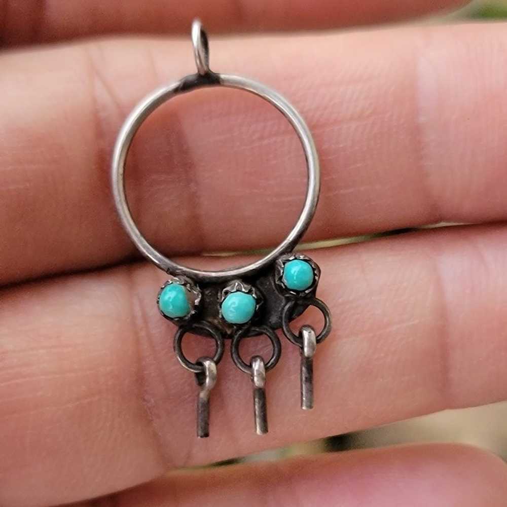 Vintage Native American Zuni handmade snake eyes … - image 8