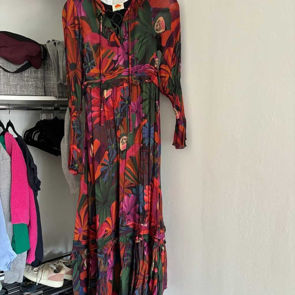 NWOT farm rio maxi floral dress - image 1