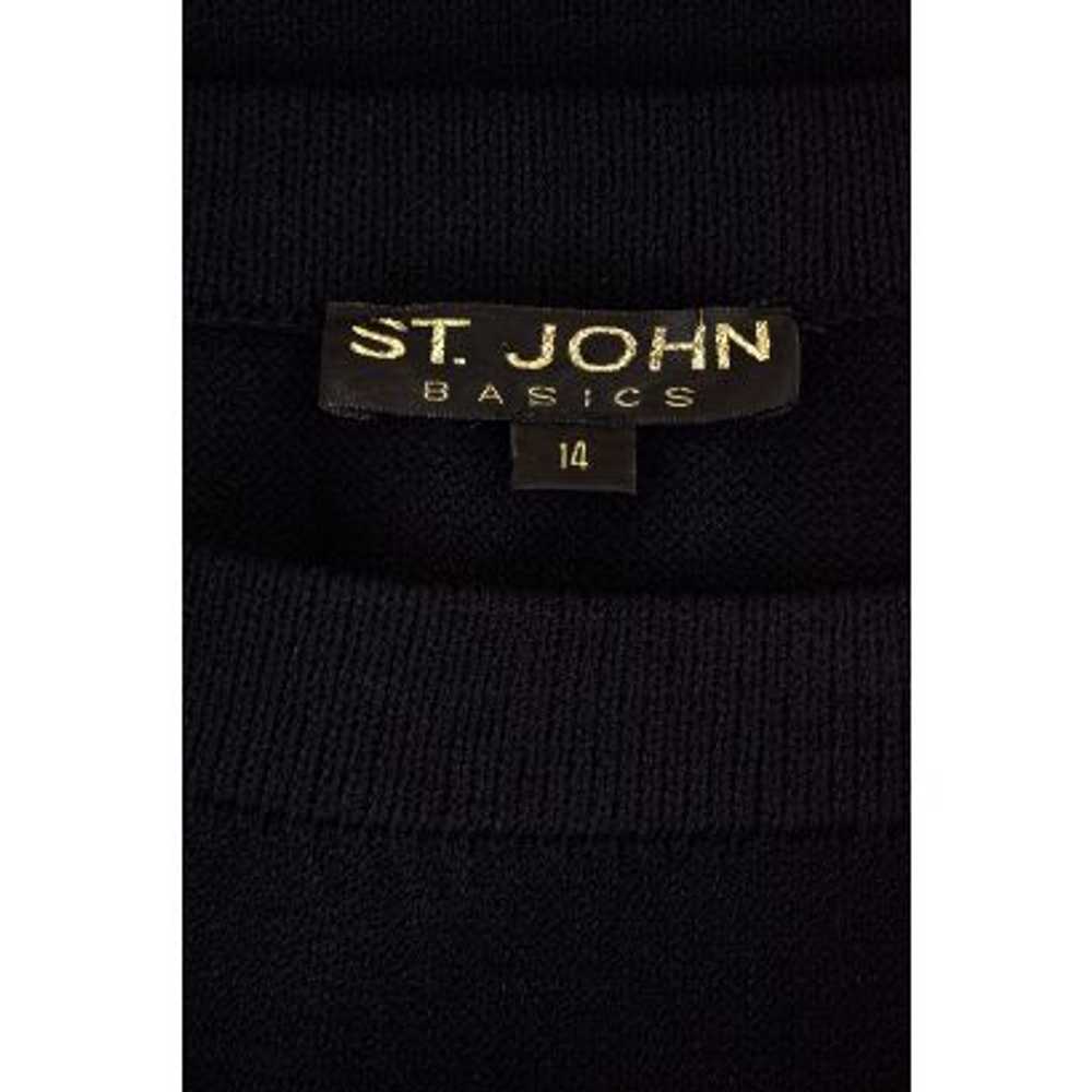 St. John Basics 23" Long Santana Knit Pencil Skir… - image 4