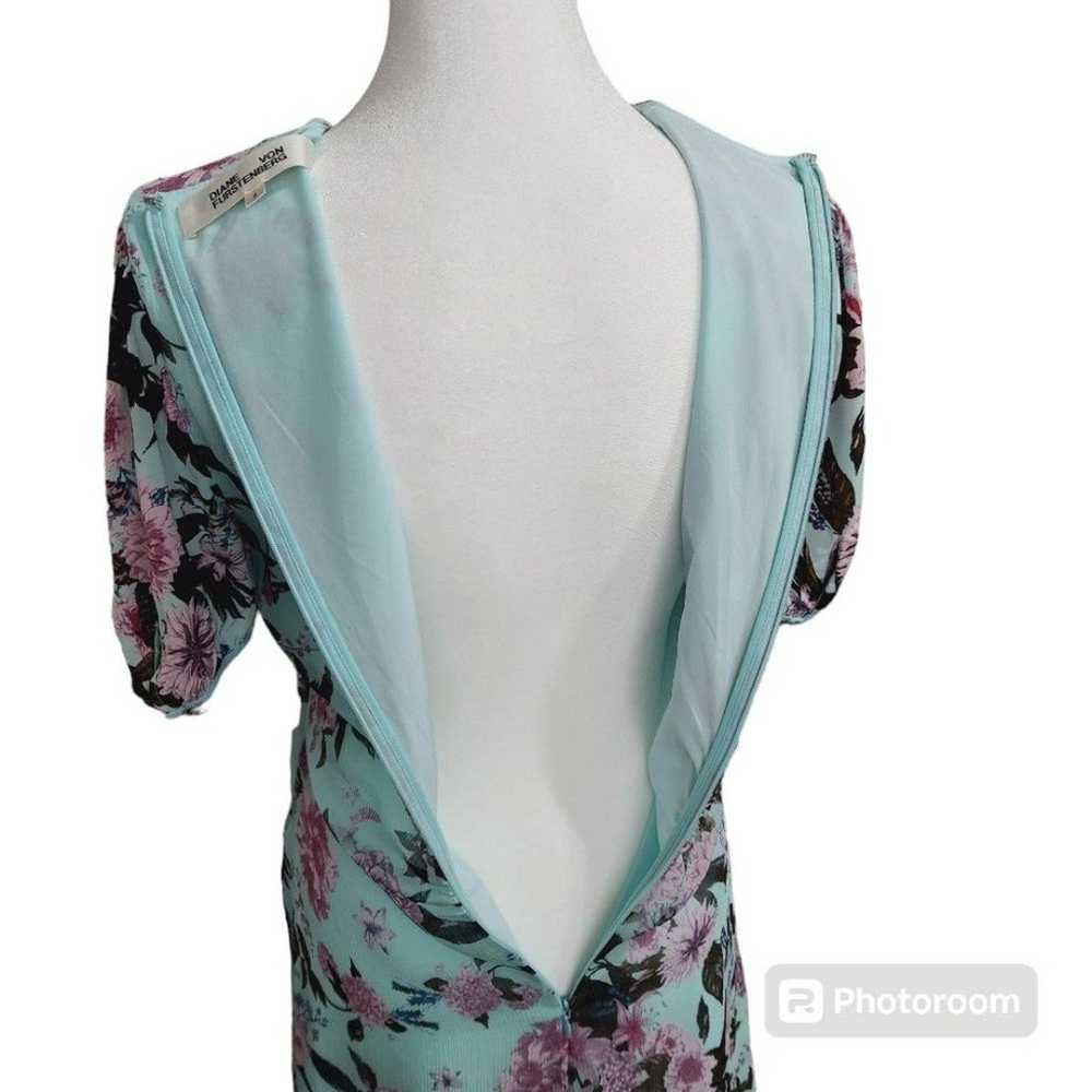 Diane Von Furstenberg Jillian Dress in Silk Lilac… - image 7