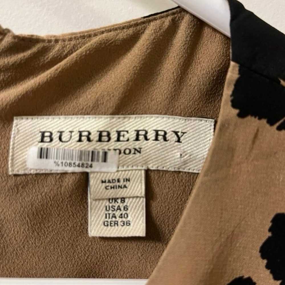 BURBERRY London Animal Pattern 100% silk dress wo… - image 6