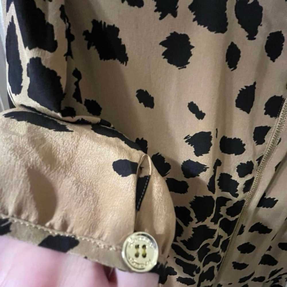 BURBERRY London Animal Pattern 100% silk dress wo… - image 8