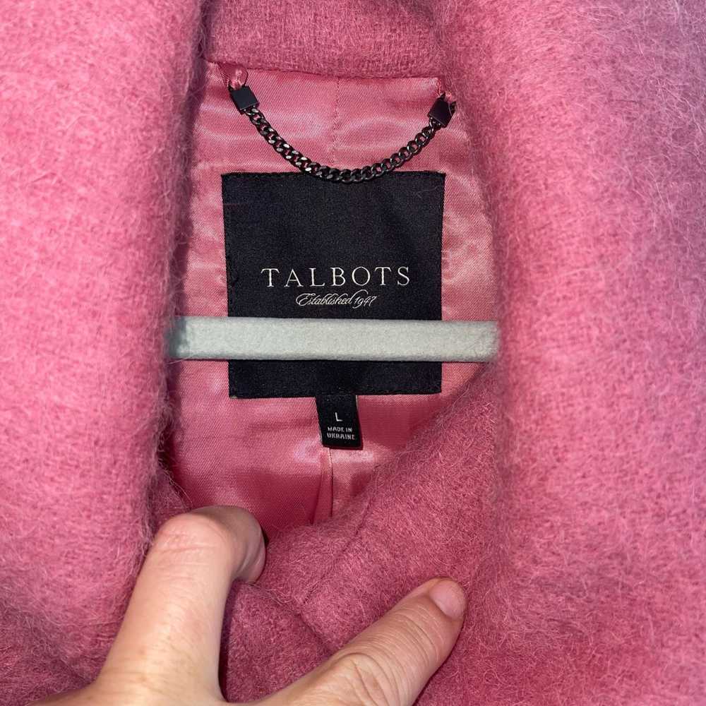 Talbots Talbots Womens Coat Size Large Pink Pocke… - image 4