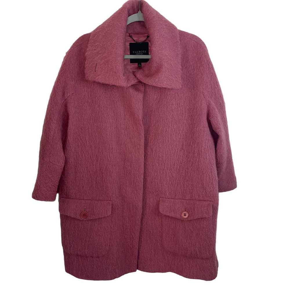 Talbots Talbots Womens Coat Size Large Pink Pocke… - image 7