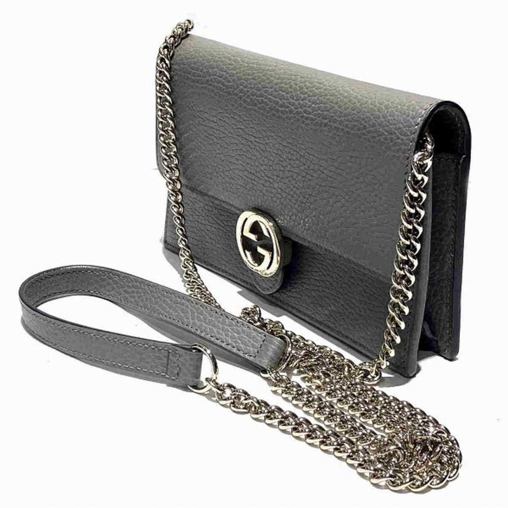 Gucci GUCCI Interlocking G Chain Wallet 510314 Lo… - image 4