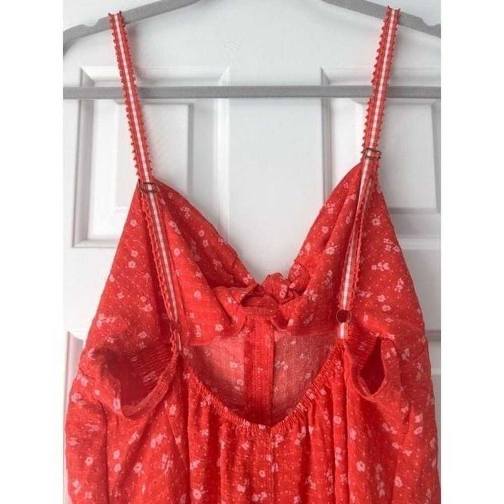 NEW Free People Intimately Coming Home Romper Red… - image 6