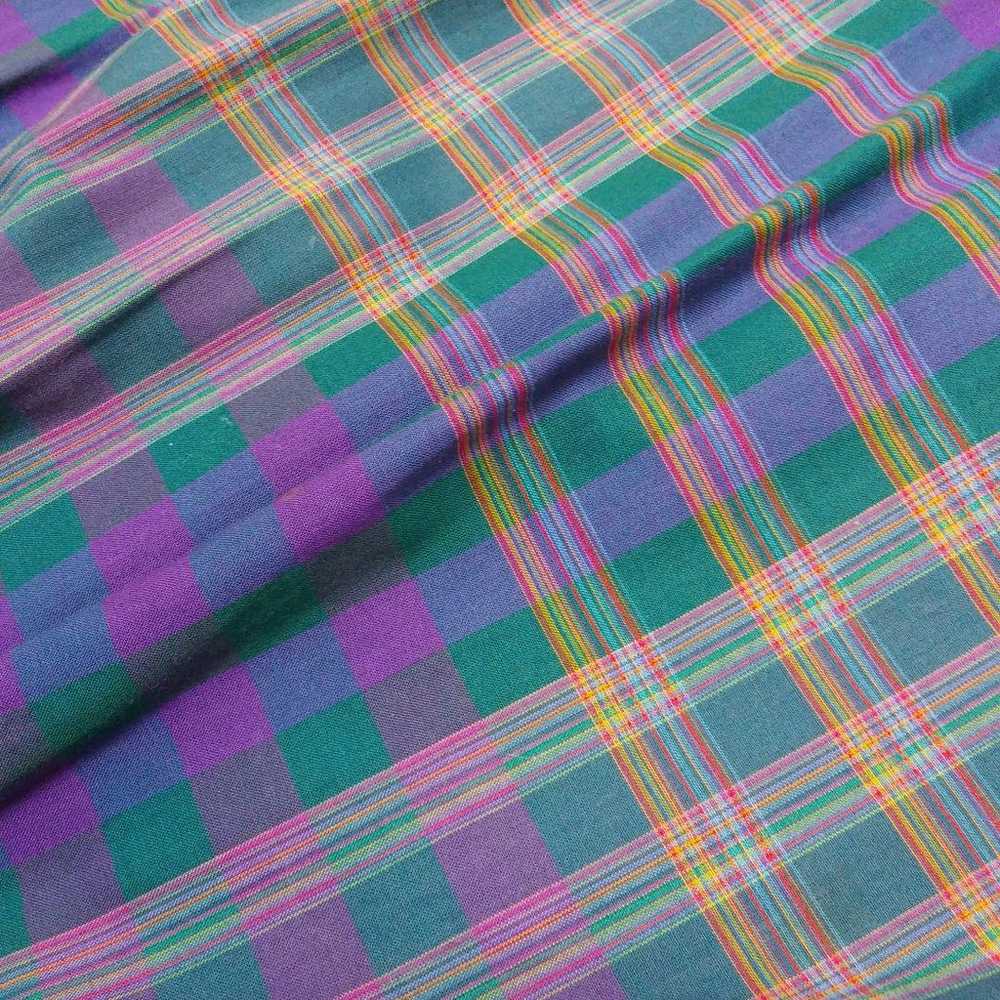 Brand new BURBERRYs purple and green check patter… - image 6