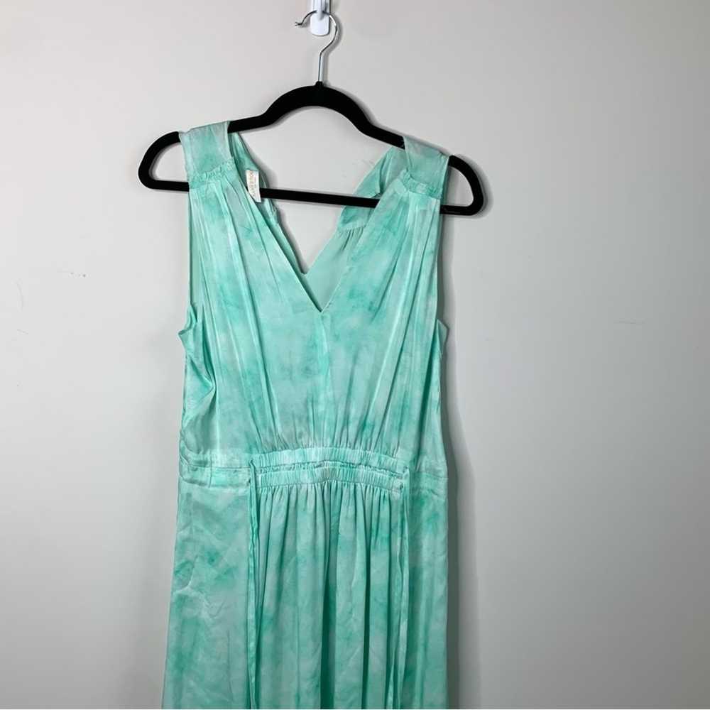 Ramy Brook green tie dye Hayley midi dress size m… - image 2