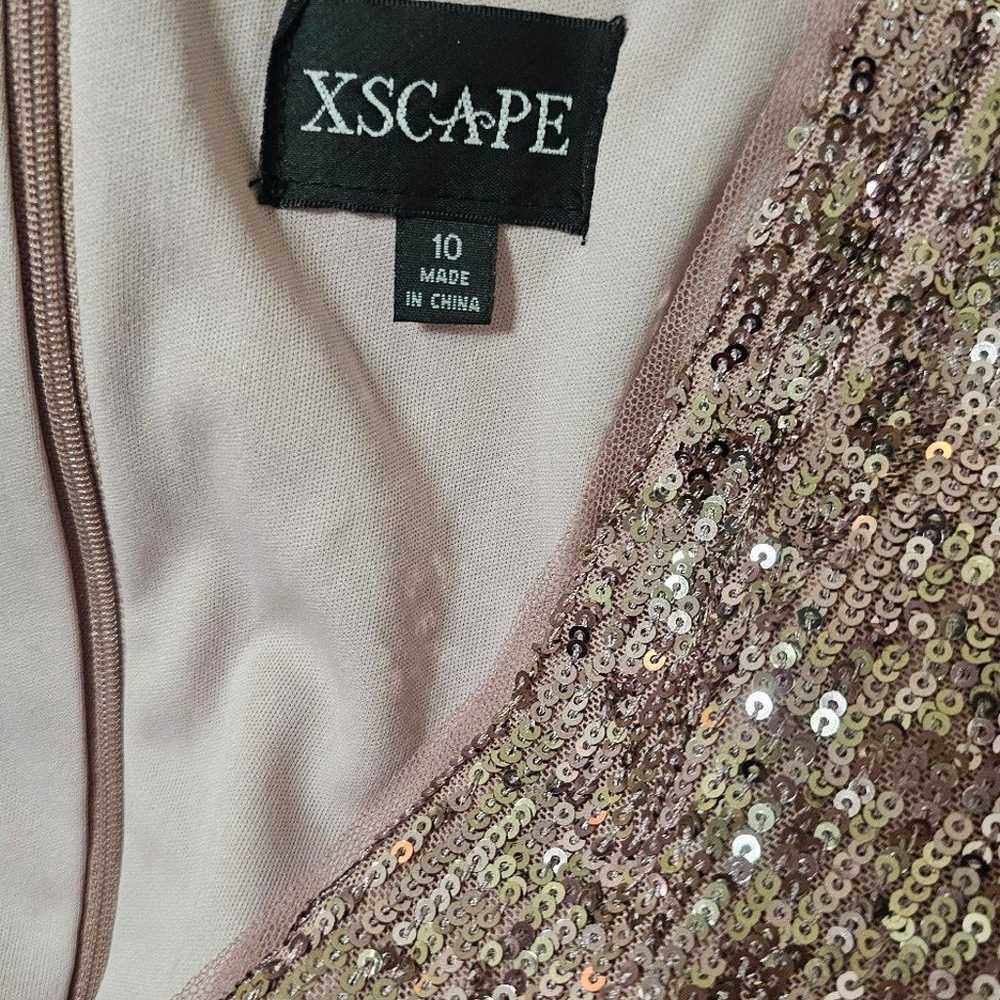 XSCAPE 
NWOT Sequined V-Neck Gown sz10 $269 - image 7