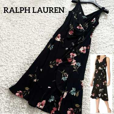 Ralph Lauren Floral Jersey Surplice Dress Cashmer… - image 1