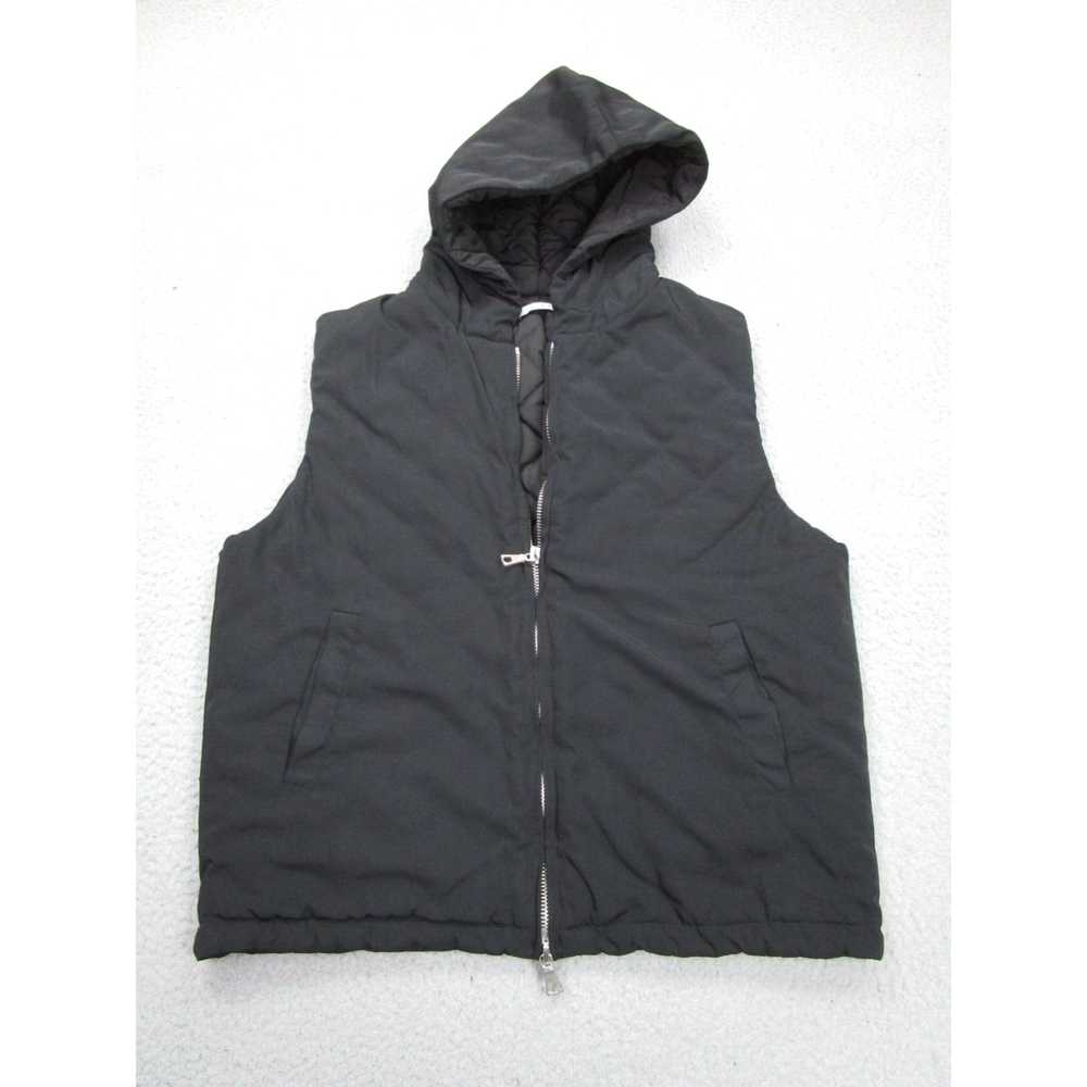 MNML MNML Jacket Mens M Black Hoodie Zip Coat Sle… - image 1