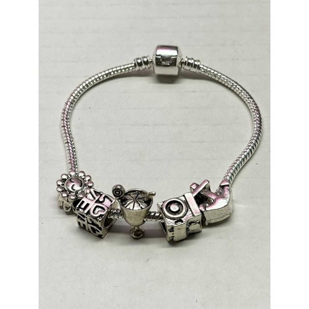 Vintage slide charm bracelet - image 2