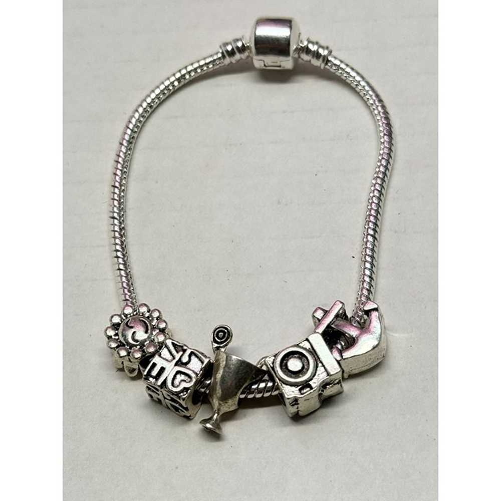 Vintage slide charm bracelet - image 5