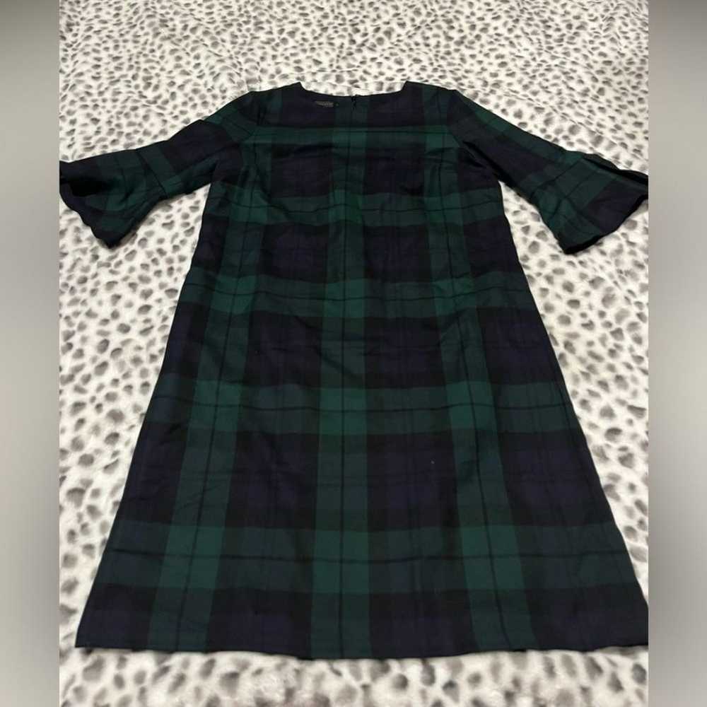 Pendleton maya wool green plaid dress - image 4