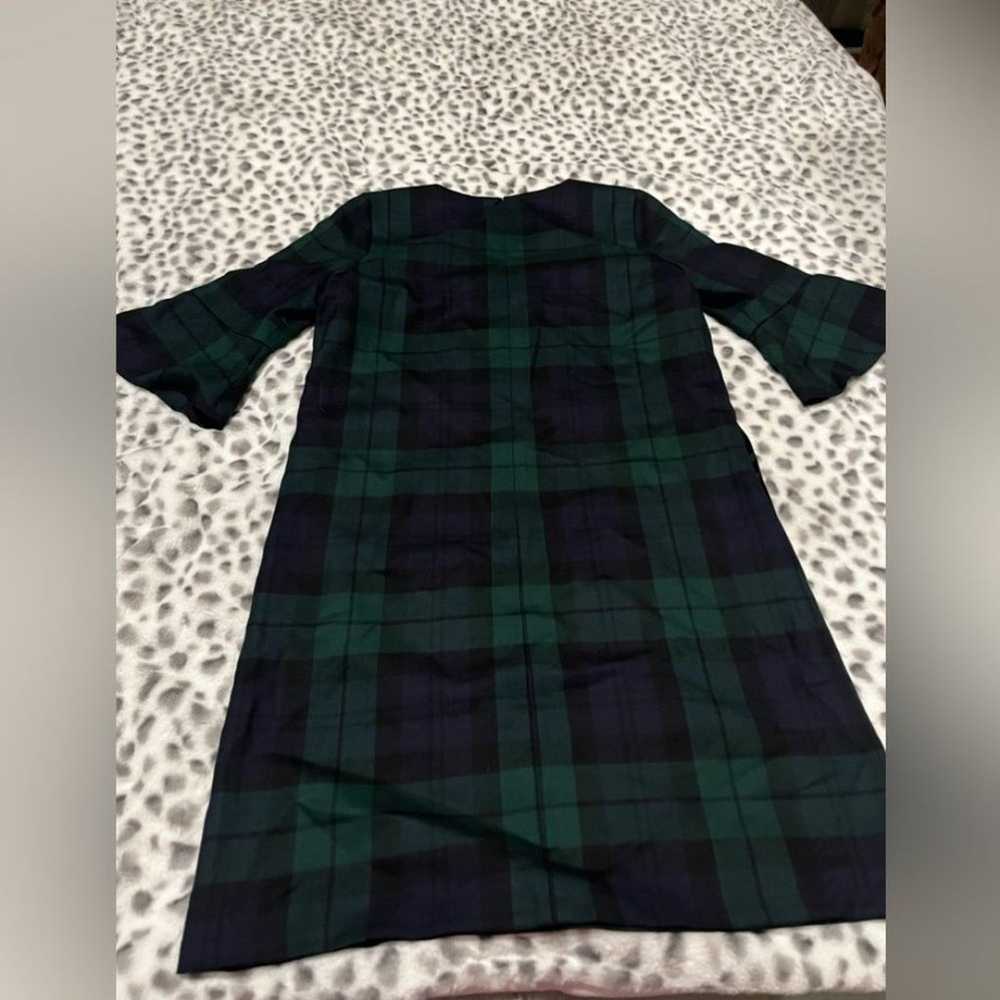 Pendleton maya wool green plaid dress - image 8