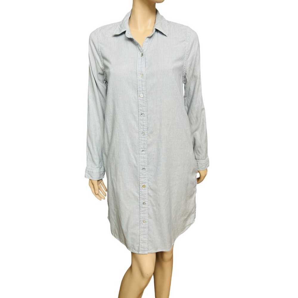 Faherty Bayview Stretch Cotton Shirt Dress Size M… - image 1