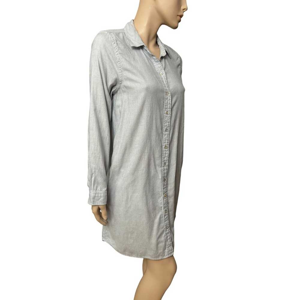 Faherty Bayview Stretch Cotton Shirt Dress Size M… - image 2