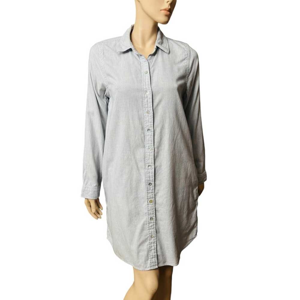 Faherty Bayview Stretch Cotton Shirt Dress Size M… - image 4