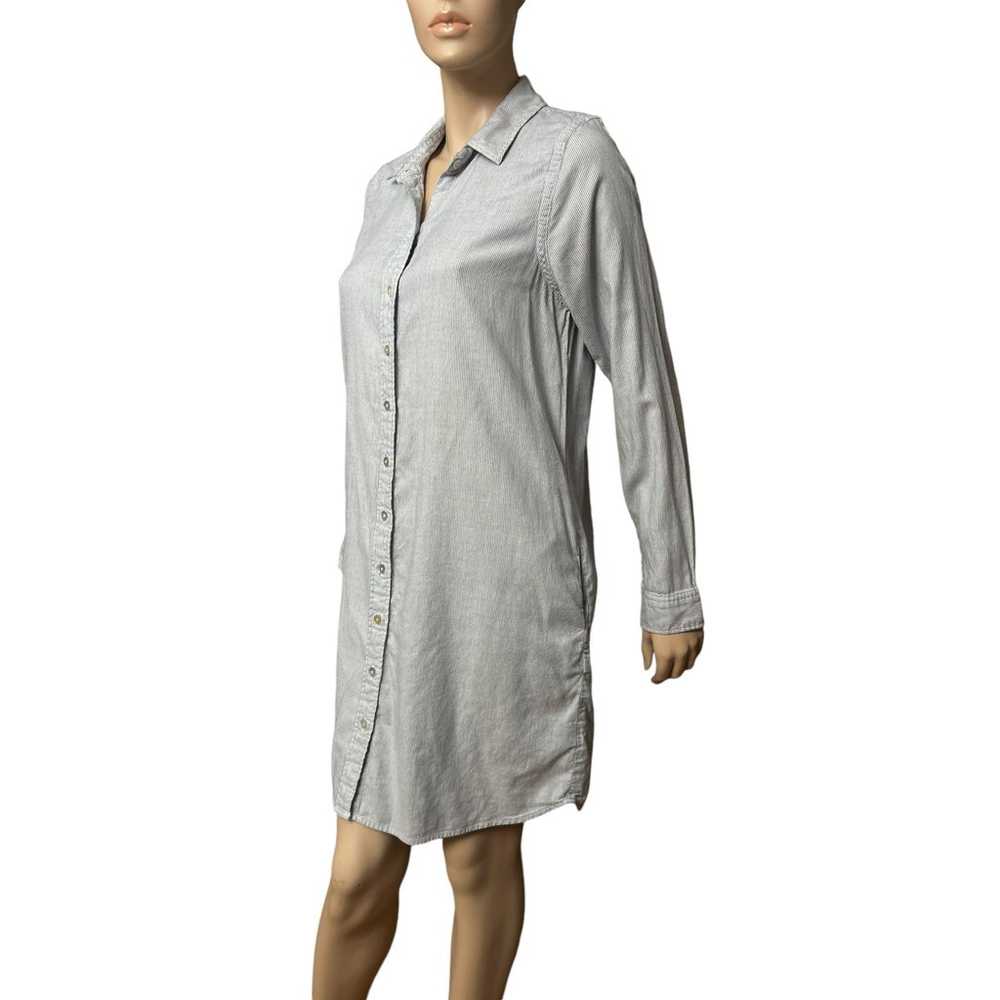 Faherty Bayview Stretch Cotton Shirt Dress Size M… - image 6