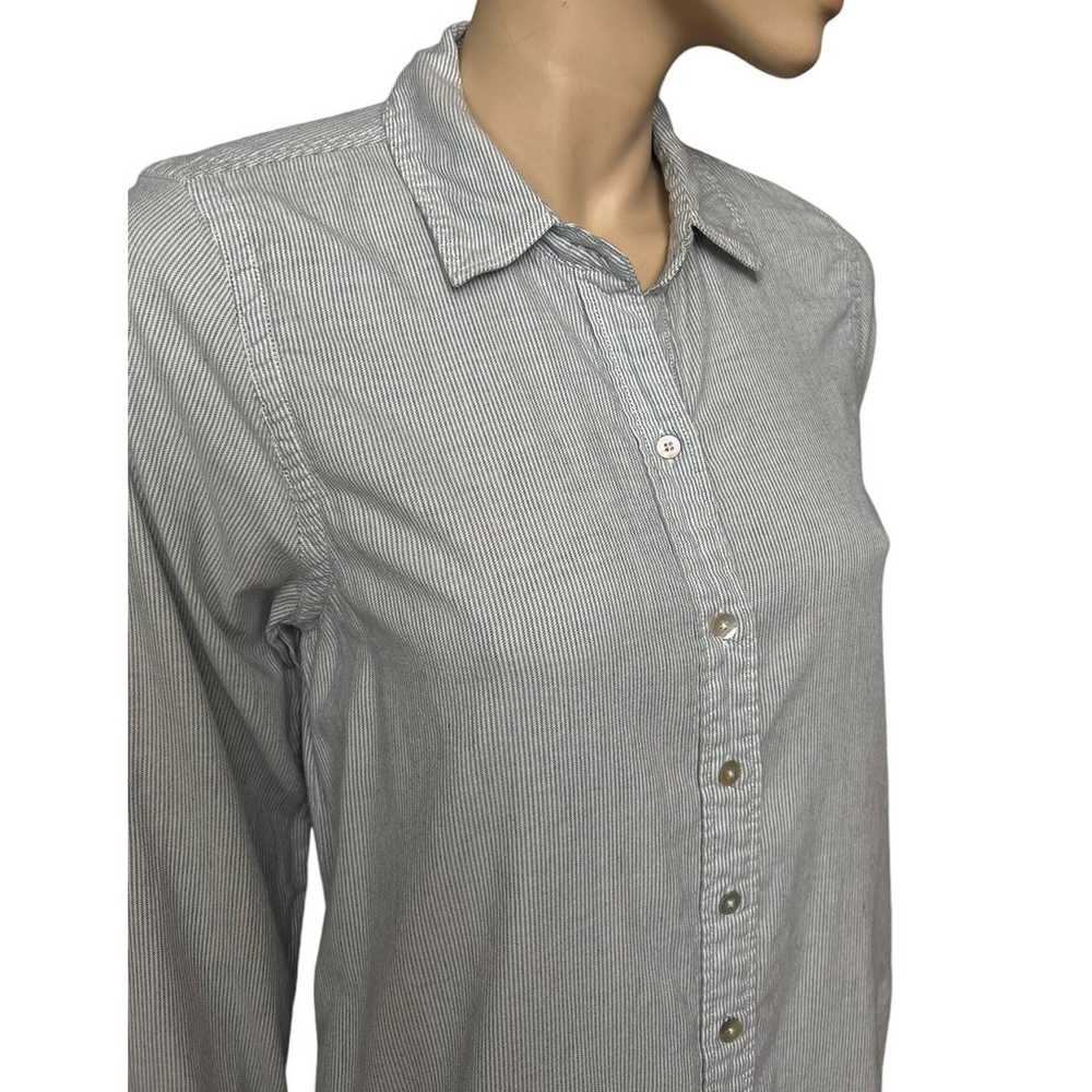 Faherty Bayview Stretch Cotton Shirt Dress Size M… - image 8