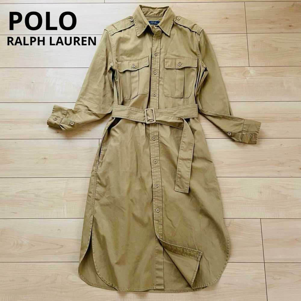 Polo Ralph Lauren shirt dress long military with … - image 1