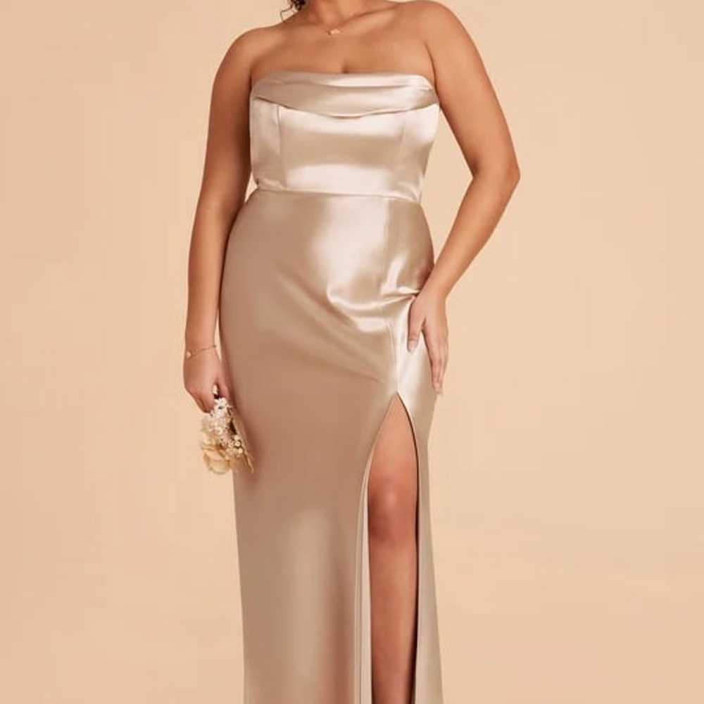 Birdy Grey Neutral Champagne Bridesmaid Dress - image 2