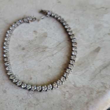 silver tennis bracelet - image 1