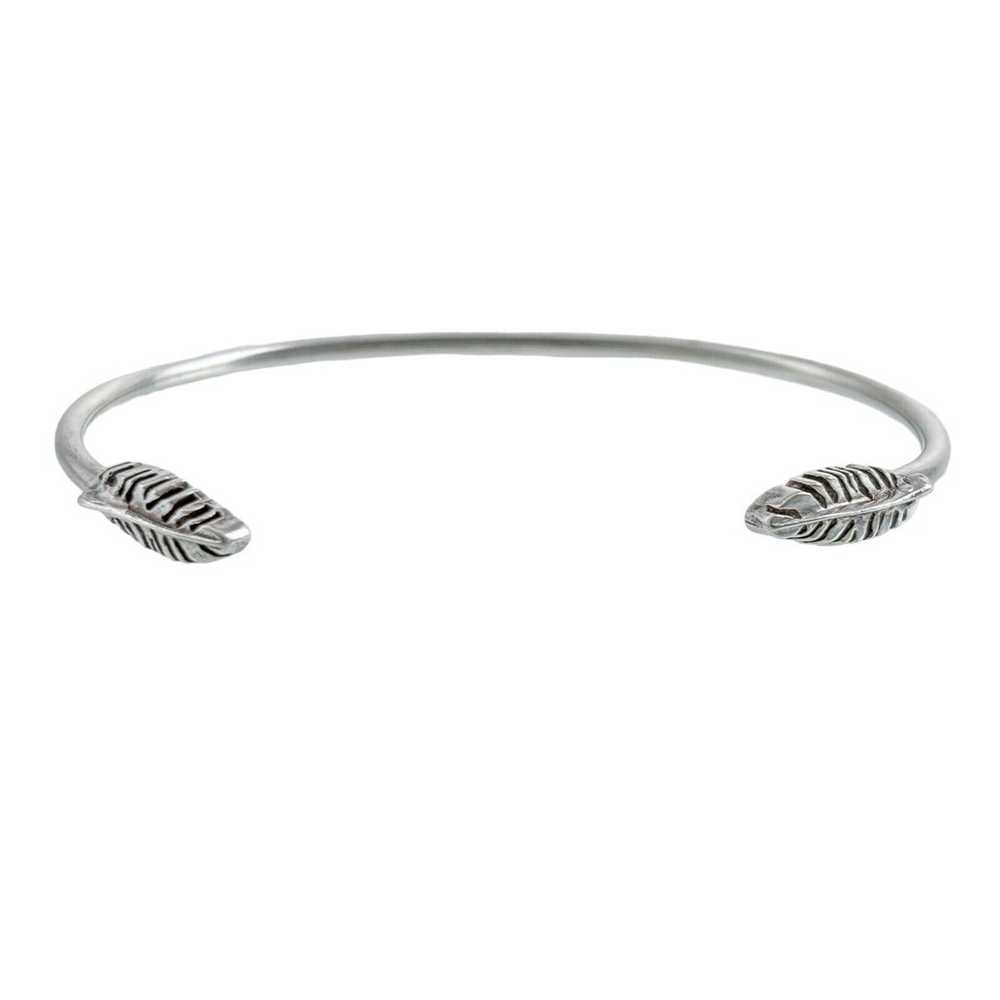 Alex and Ani Sterling Silver 925 Feather Tipped C… - image 1