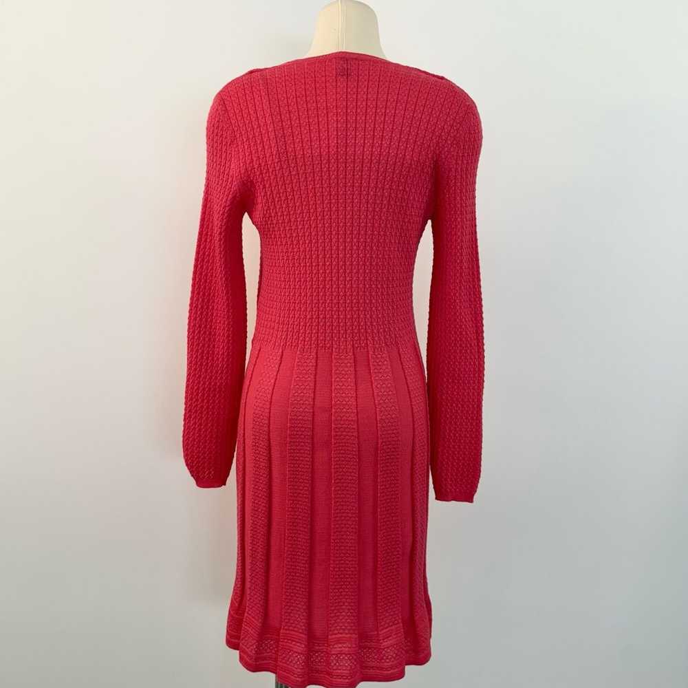 M Missoni Knit Long Sleeve A-Line Dress Knee-Leng… - image 6