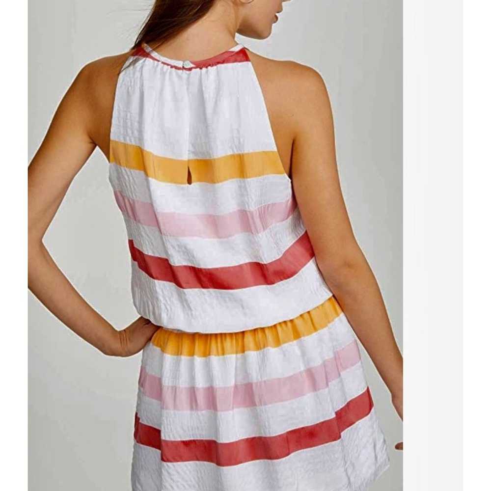 Ramy Brook Paris Stripe Sleeveless Mini Dress Mul… - image 2