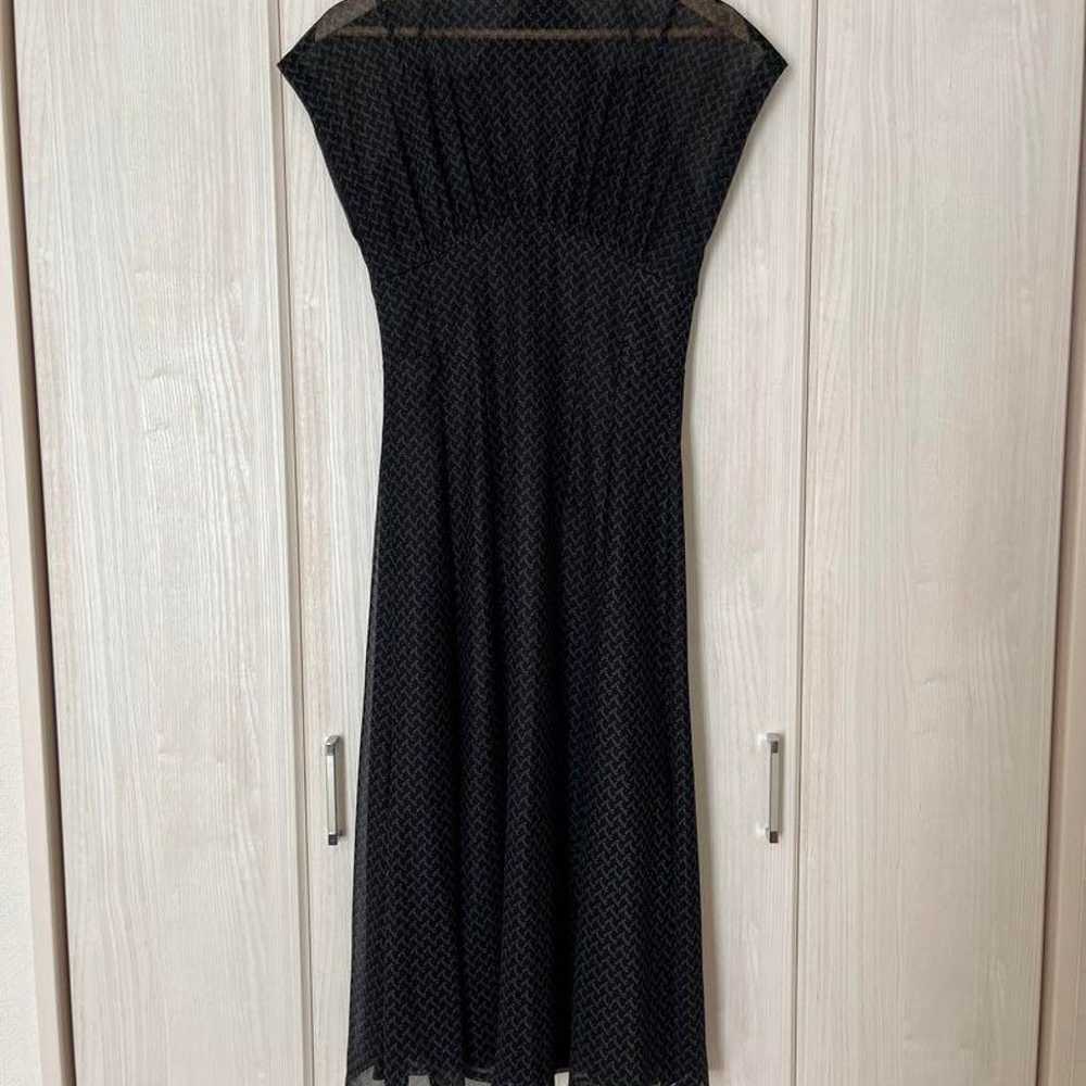 CELFORD★ Sheer Short Sleeve Long One-piece Dress … - image 4