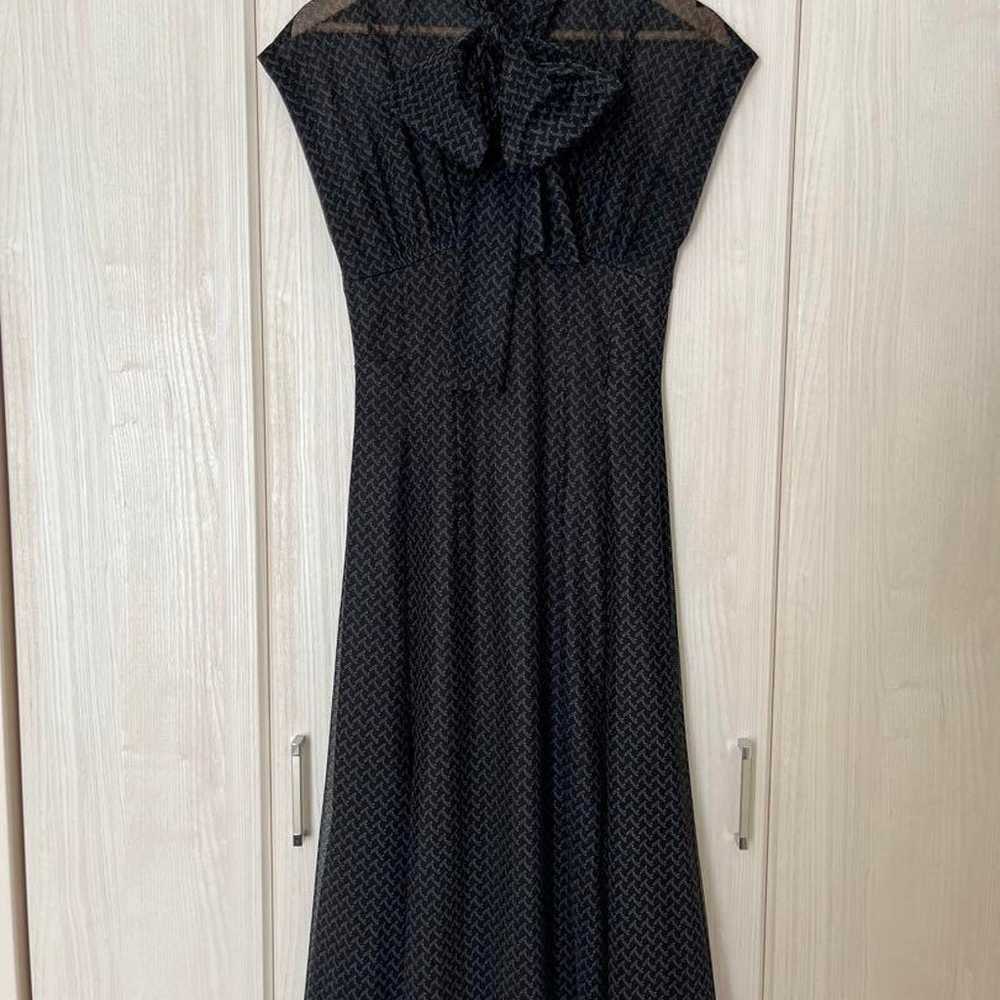 CELFORD★ Sheer Short Sleeve Long One-piece Dress … - image 5