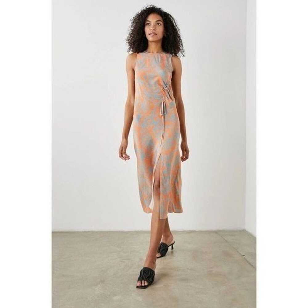 Rails Gabriella Dress in Orange Diffused Cheetah … - image 4