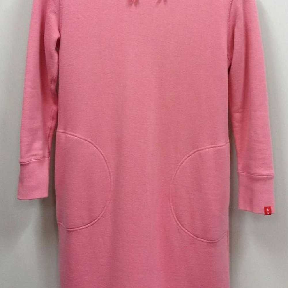 LOOPWHEELER x BEAMS Pink Sweatshirt Dress - image 3