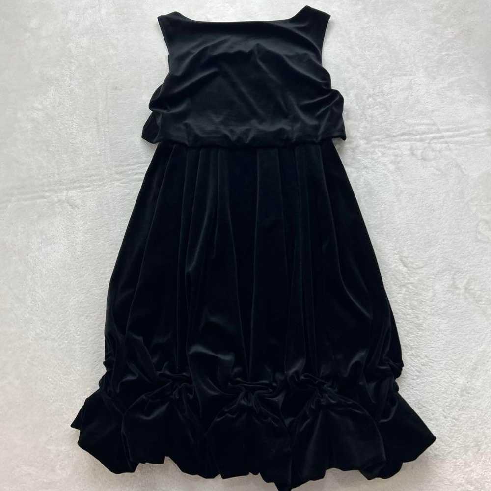 FOXEY NEW YORK Velvet Dress Black Size M Excellen… - image 2