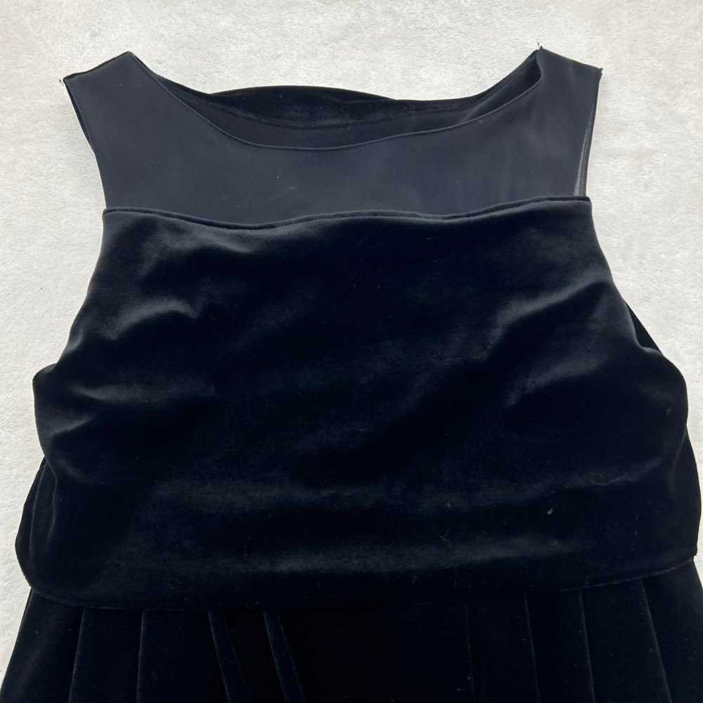 FOXEY NEW YORK Velvet Dress Black Size M Excellen… - image 5