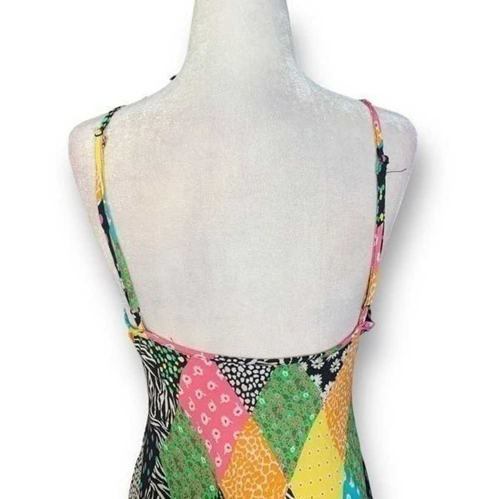 Rixo x Target Slip Dress Multicolor Diamond Patch… - image 5