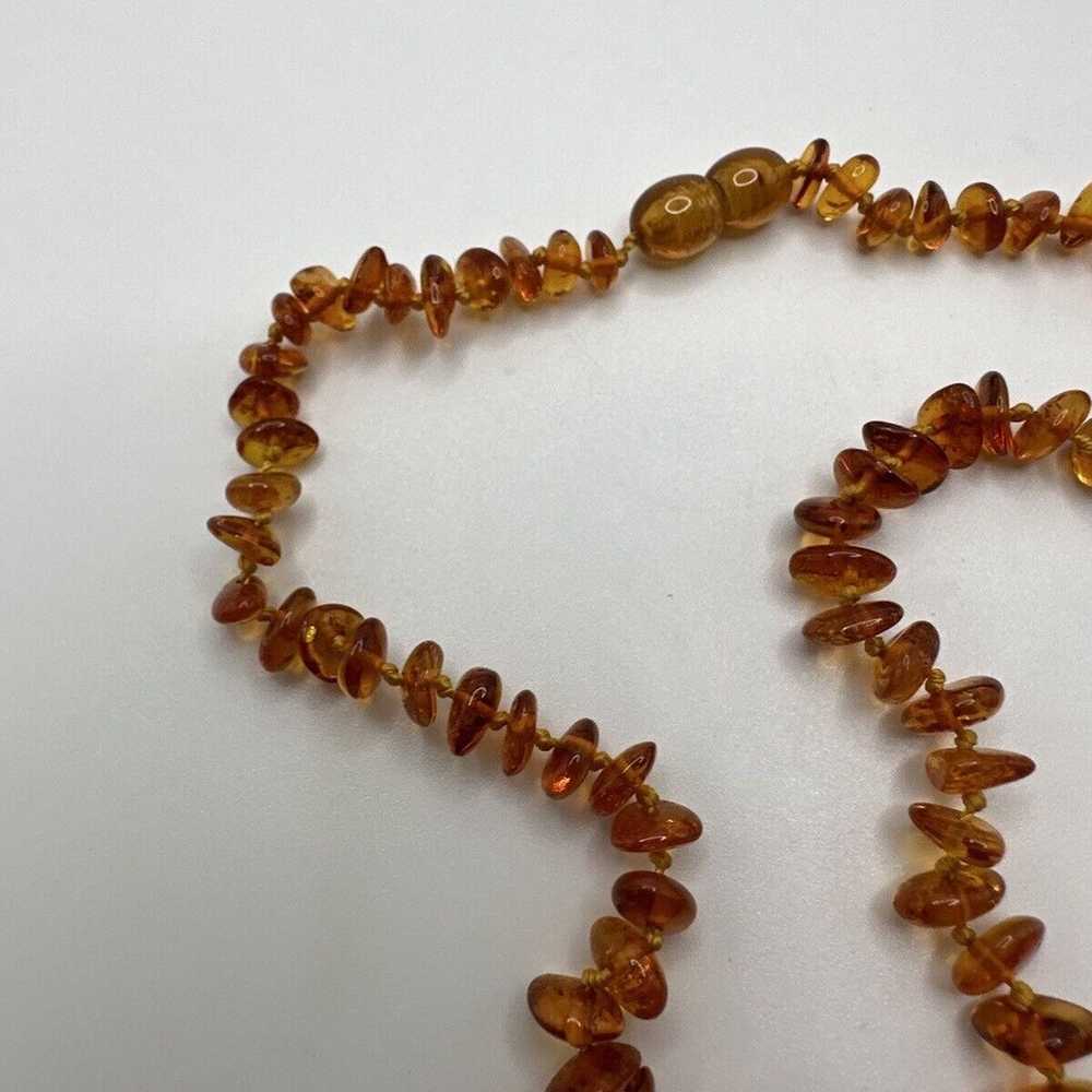 Vintage Children's Kids Genuine Baltic Amber Neck… - image 3