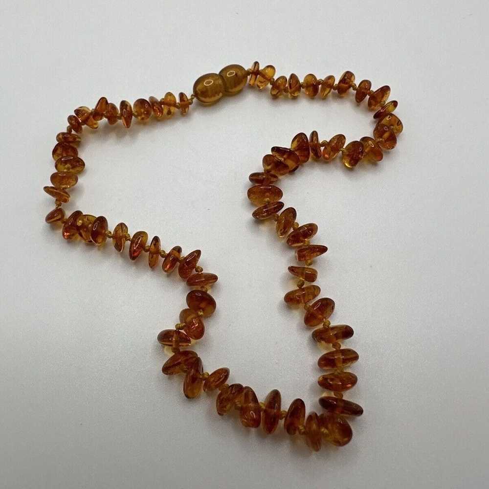 Vintage Children's Kids Genuine Baltic Amber Neck… - image 5